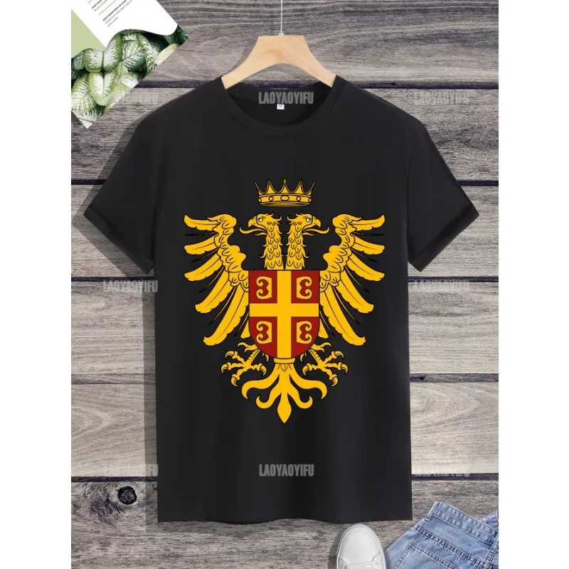 

Nostalgia Classical Roman History Carthago Delenda Est Latin Quote Tee Men Short Sleeve SPQR T Shirt Imperial Golden Eagle