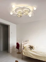 Plafonnier de chambre à coucher moderne Simple lumière de luxe ciel étoilé luminaires de chambre nordique créatif lumières circulaires personnalisées 6