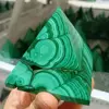 Natural Green Malachite Pyramid,Green Quartz Crystal,Malachite Ore Polishing Pyramid,Mineral Reiki Healing, Wealth 1