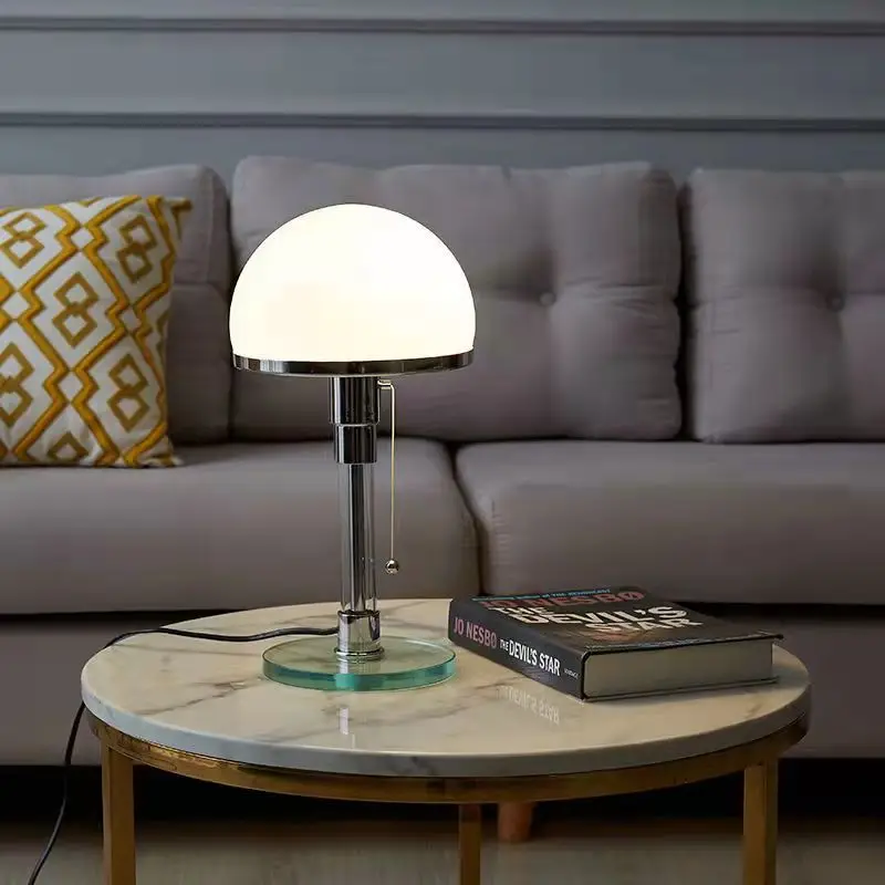 

Retro Glass Table Lamp for Bedroom Modern Desk Night Lights 220v E27 Study Reading Coffee Dining Room Table Luminaire Fixture
