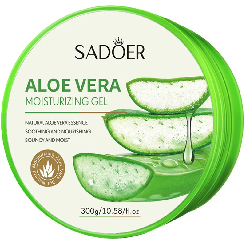 SADOER Aloe Vera Gel Creams Hydrating Brightening Nourishing Firming Moisturizing Face Cream Facial Skin Care Products 300g