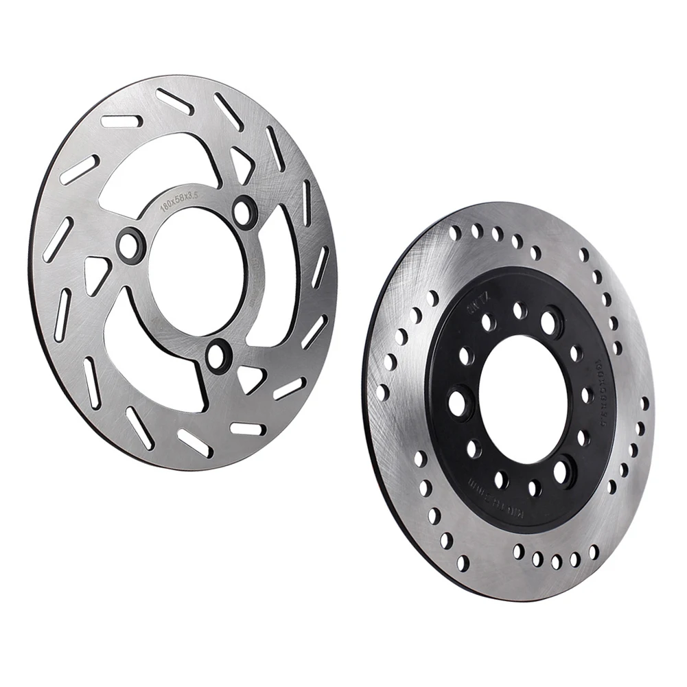 

1pc Disc Brake Rotor 180MM 3 Hole 3MM Thickened Disc High Hardness Carbon Steel For Ebikes Electric Vehicles Scooters Motorcycle