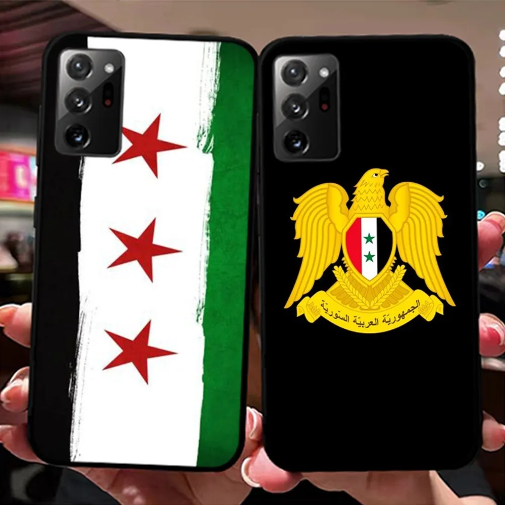 

Syria Flag Phone Case For Samsung Note 8 9 10 20 pro plus lite M 10 11 20 30 21 31 51 A 21 22 42 02 03
