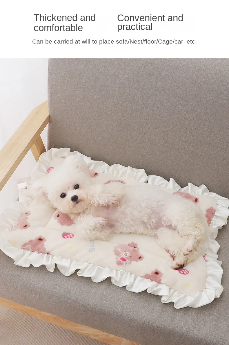 Title 1, Luxury Princess Pets Cushion Sweet Dog Warm Bed...