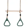 Children Exercise Fitness Rings Home Entertainment Ring Outdoor Sports Swing Indoor Trend Physical Toy Cotton Linen Swing 1