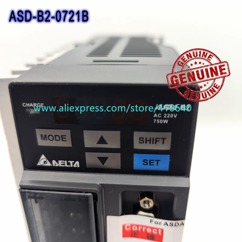 ASD-B2-0721-B 100% GENUINE 750W AC Servo Motor Drive work with AC Servo Motor ECMA-C20807RS