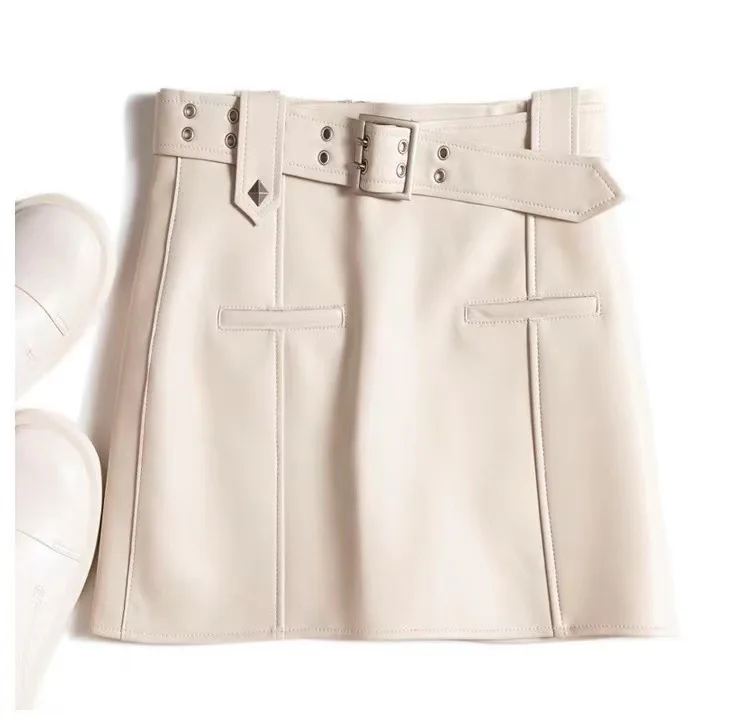 Рисунок 6 - Юбка-трапеция из натуральной овечьей кожи