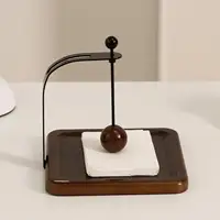 Napkin Rack Tissue Dispenser Light Luxury Crystal Ball Metal Tissue Holder Napkin Storage Rack for Home Dining Room Farmhouse 2