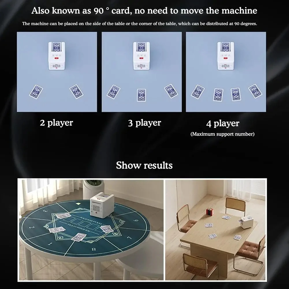 自動ポーカーディーラーマシン、充電式カードシャッフル