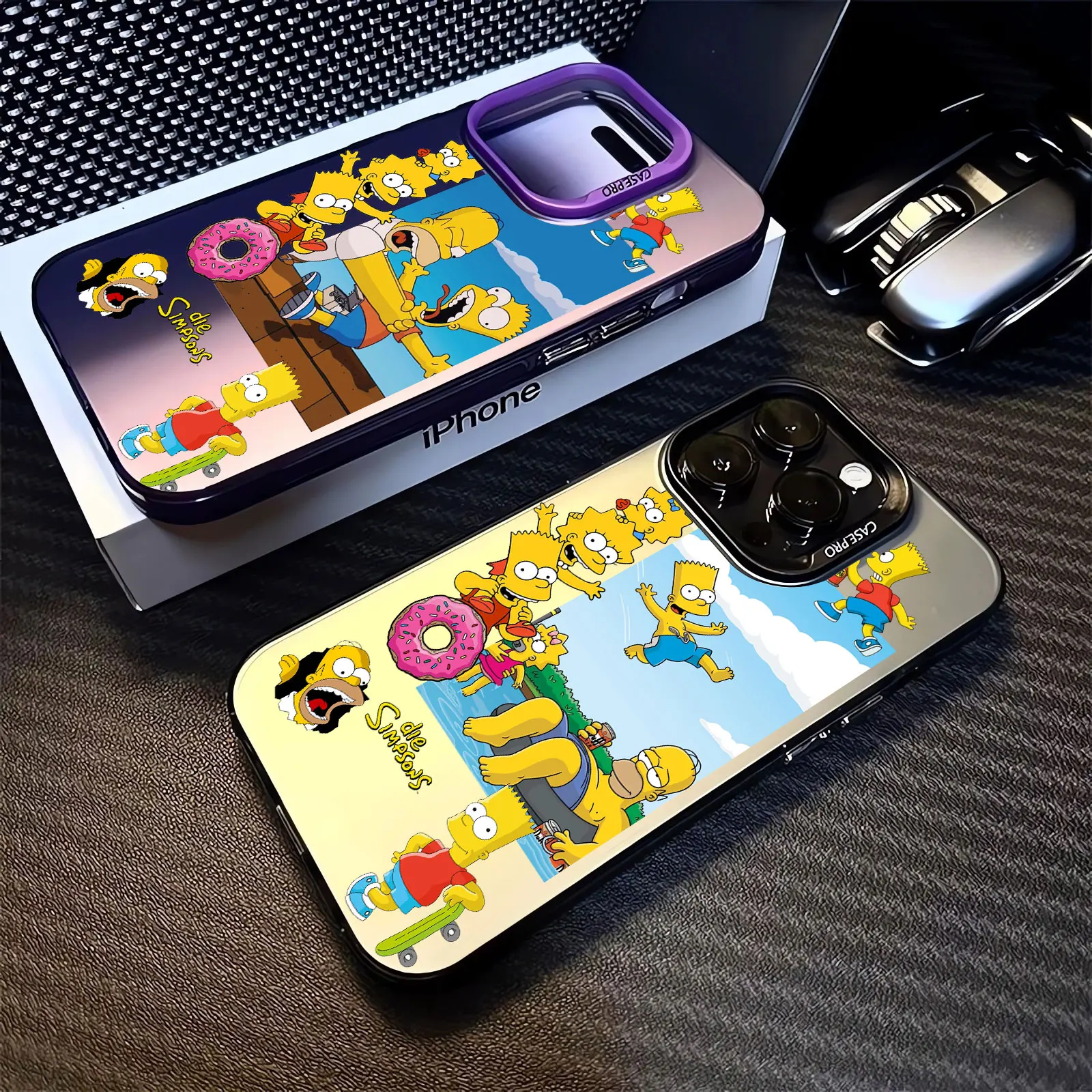 Custodia Per Apple Iphone 11 Xr 13 15 Pro Max X 14 Plus 12 Pro Xs Max 13 Pro Max 14 Cover Morbida Coque Antiurto Cute The Simpsons