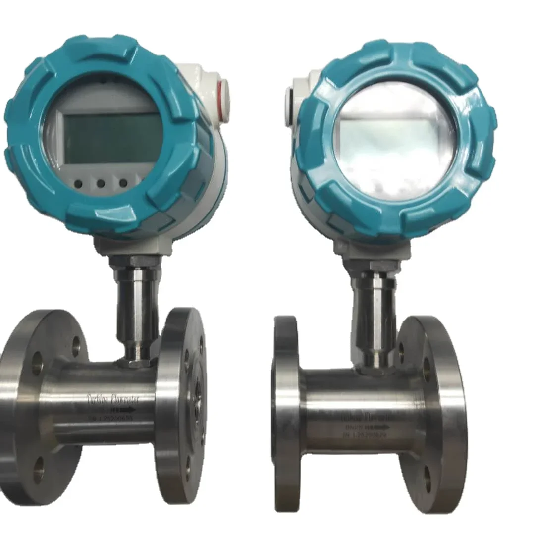 

24 V power supply high accuracy turbine flowmeter 4-20mA output oil flowmeter