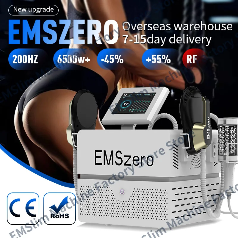

2024 DLS-Eszero RF 2in1 Roller Hi-emt EMSzero With 4 Handles Pelvic Stimulation Pad Body slimming Machine