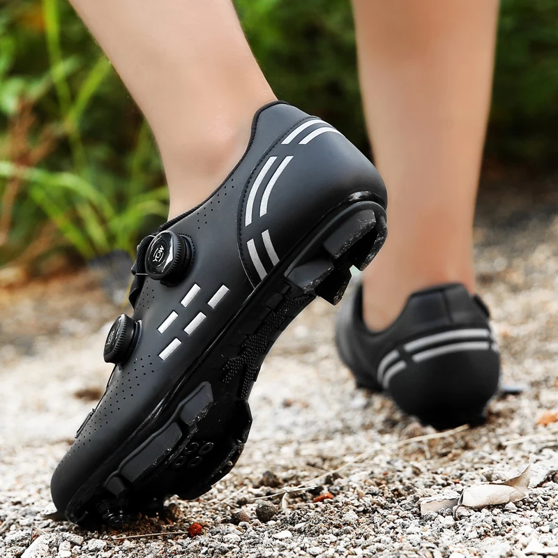 Professionelle Outdoor-Fahrradschuhe für Herren, leichtere Nylonsohle, atmungsaktives Obermaterial, Mountain-Offroad, Rennrad-Rennschuhe SPD-MTB – Detail 19