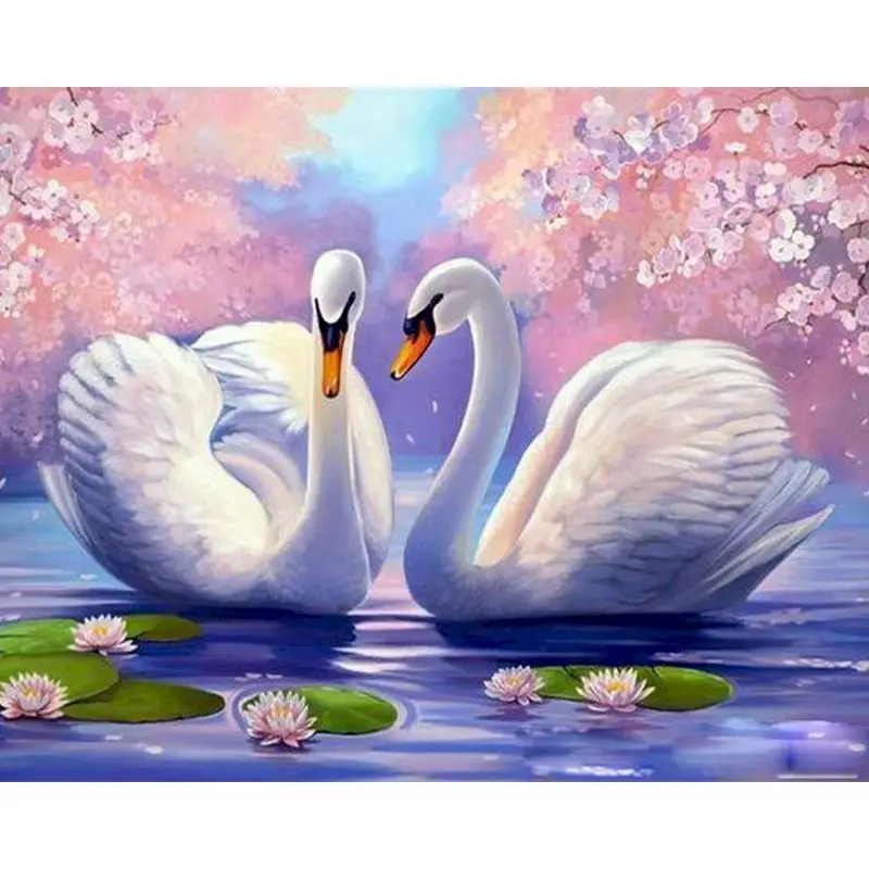 ABEUTY Malen Nach Zahlen Kit 'Himeji Burg & Kirschblüten' – 40x50 Cm Leinwand, Acrylfarben, 3 Pinsel – DIY Ölgemälde Für Erwachsene & Anfänger