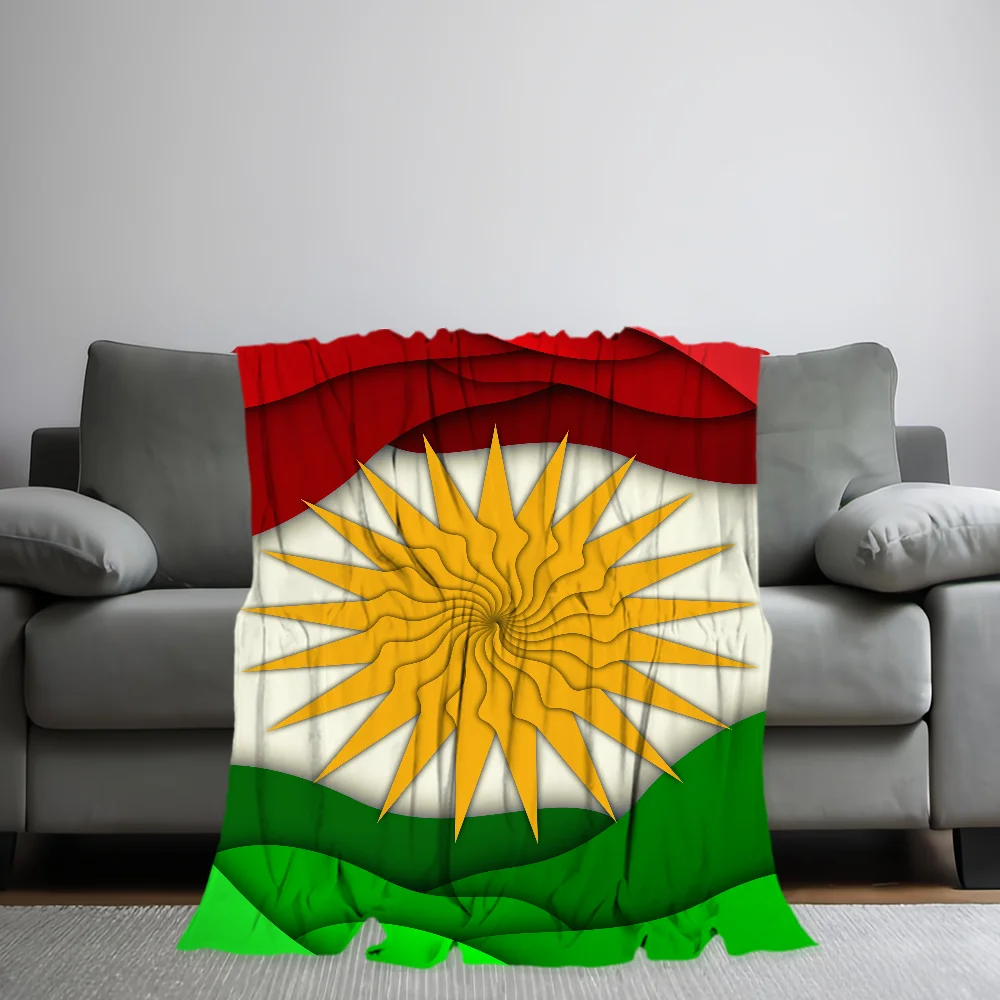 K-KurdistanS Printed Comfortable And Soft Sofa Living Room Bedroom Plush Blanket Suitable For Home Travel And Gifts 2