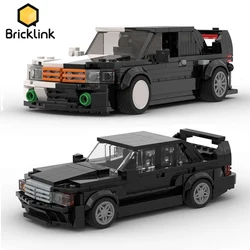 MOC Technical Car Mercedesed Benzed E190 EVO II City Speed Champions Racing Creative Expert Building Blcoks Toys Christmas Gift