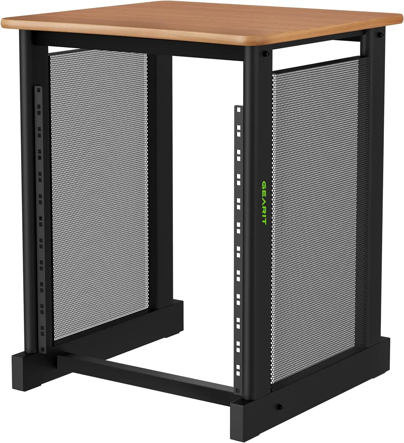 

GearIT 12U Audio Rack with Flat Top for 19" Studio Gear, AV Equipment, Server Racks and More - Metal Construction,