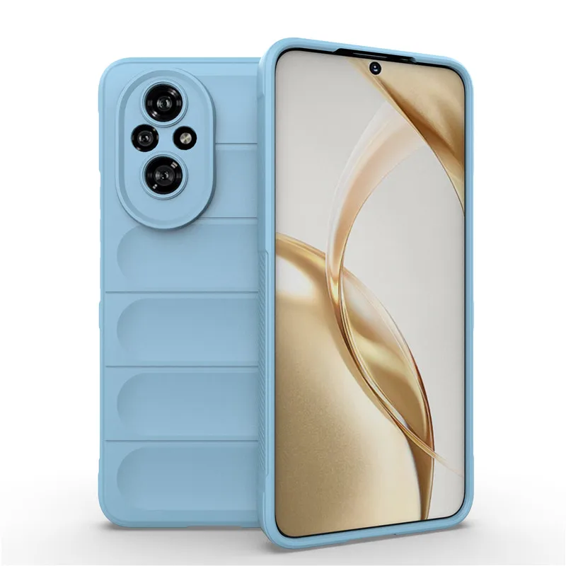 Shockproof Rubber Silicone Protective Bumper Case - For Honor 200 5G, 6.7 Inch