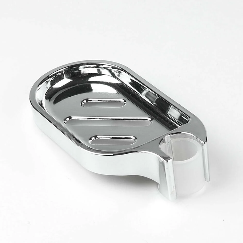 Description Picture 4 of item25mm Plastic Shower Rail Soap Dish Box Soap Holder Soap Pallet Shower Rod Slide Bar ABS Chrome For Sliding Bar Bathroom Tray