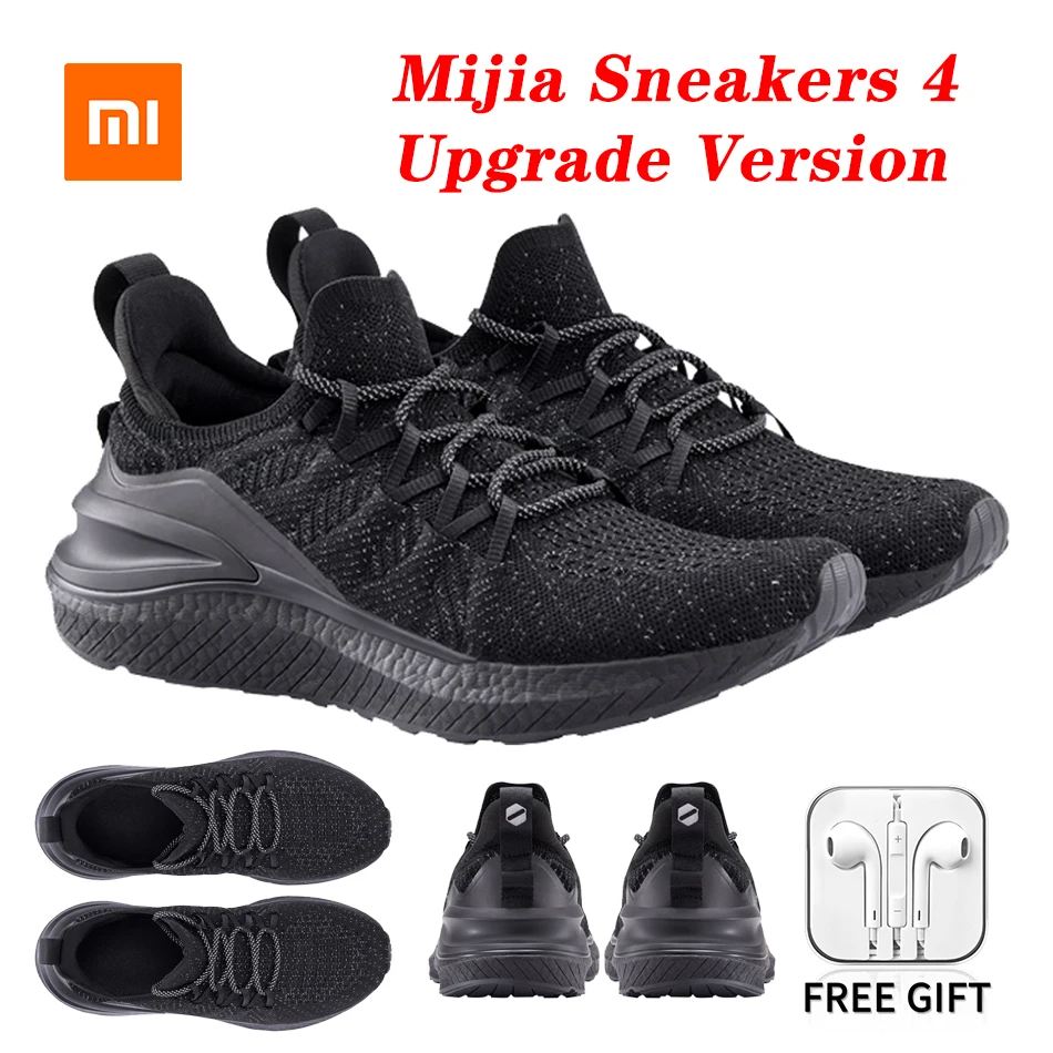 2022 новейшие кроссовки Xiaomi Mijia 4 обновленная версия мужские модные дышащие