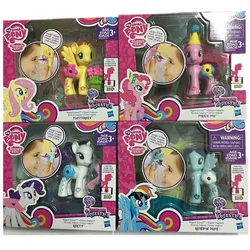 Hasbro – miroir magique My Little Pony, personnage de dessin animé, équitation, 3 pouces, tableau de bord arc en ciel B5361 