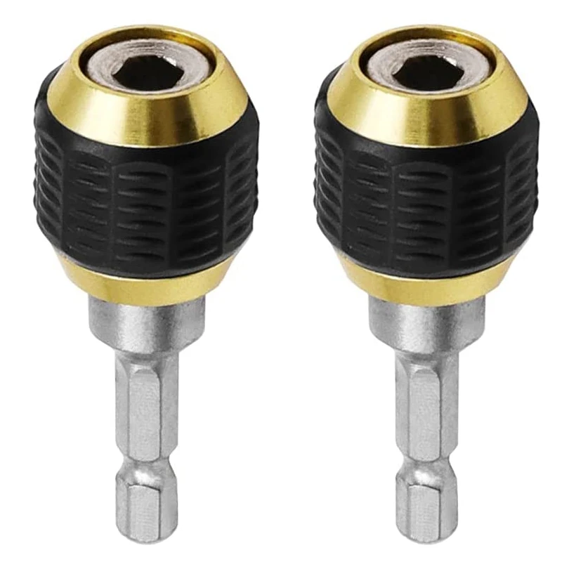 60mm 1/4" Screw Drill Magnetic Drill Bit Quick Change Lock Magnetic Drill-Bit Extender Bit Holder With Hexagonal Shank