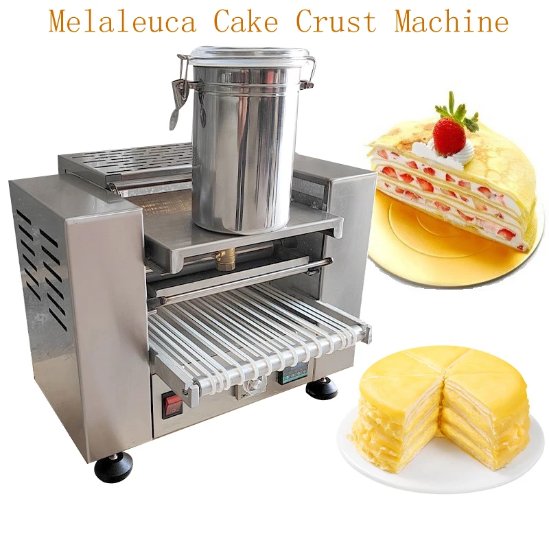 Melaleuca Cake Crosta Machine Industry Cake Layer Making Machine Single Row Mille Crepe Pancake Machine Chapati Maker