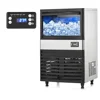 Commercial Ice Maker Machine 150LBS/24H Ice Machine with 30LBS Bin Drain Pump Water Filter and Scoop Blue Light 20" Premium 1