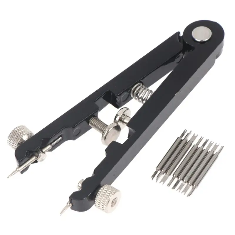 Durable Portable Watch Repair Hand Tool with Replaceable Tips