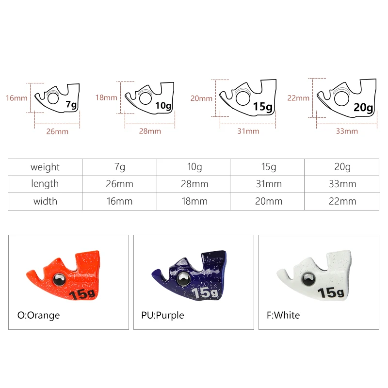 LETOYO 2PCS Luminous Squid Lures with Sinker Weights