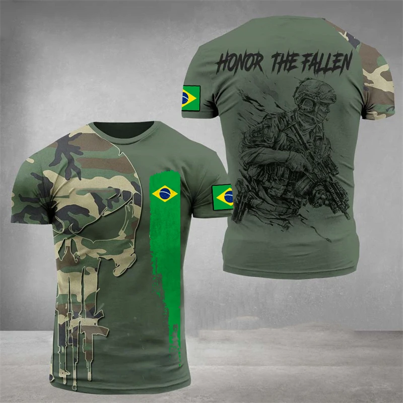 Camiseta Brasil Veteran AlfaBonix - look completo