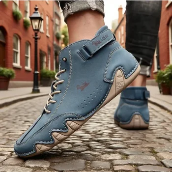 أحذية رجالية عالية الجودة خفيفة الوزن، أحذية مريحة تسمح بمرور الهواء، نعل غير قابل للانزلاق للتدريب على المشي، أحذية مناسبة للأزواج 2