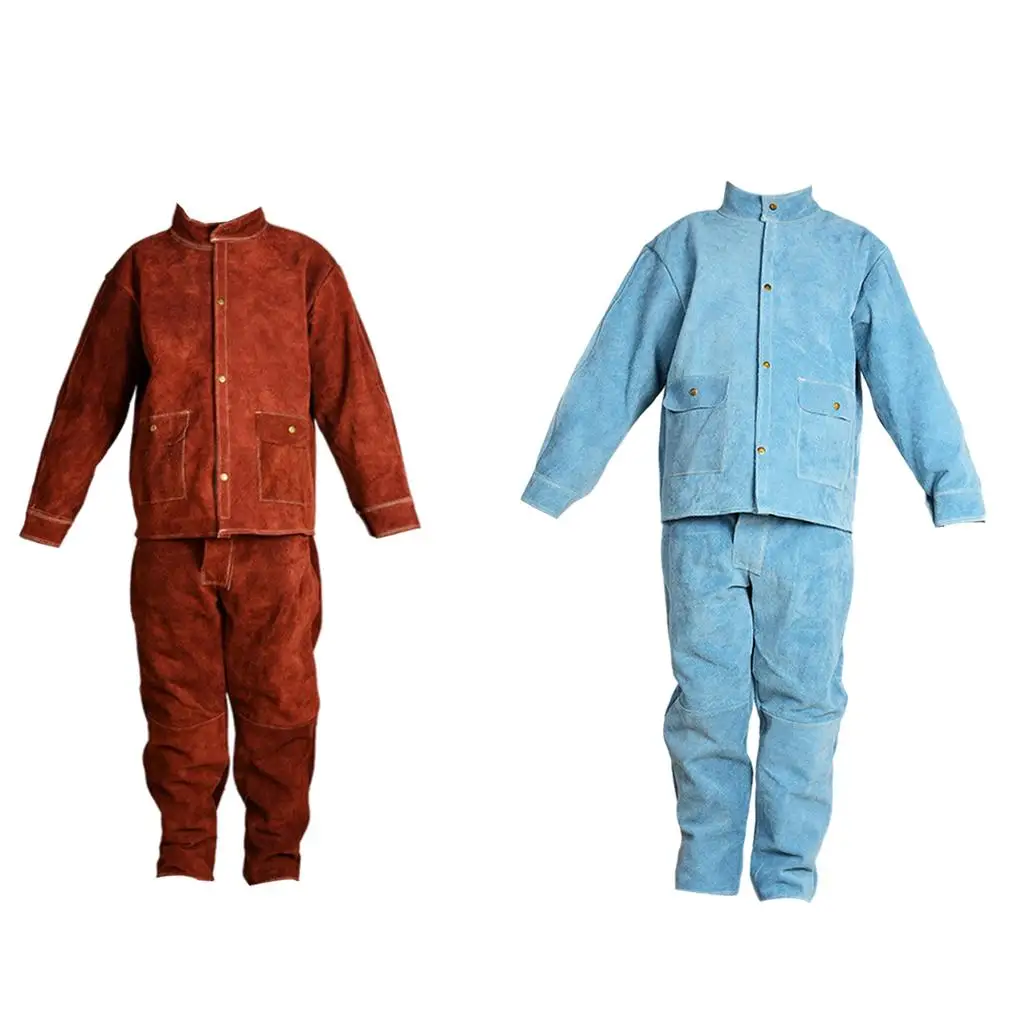 WeldingClothingSuitFlameResistantHeavyDutyShirtsandPantsFire