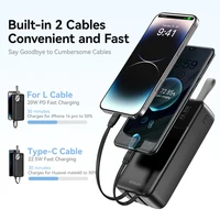 KUULAA 30000mAh 22.5W Power Bank Portable Charger Fast Charging Powerbank For iPhone 16 15 Pro Max Xiaomi 14 External Battery 2