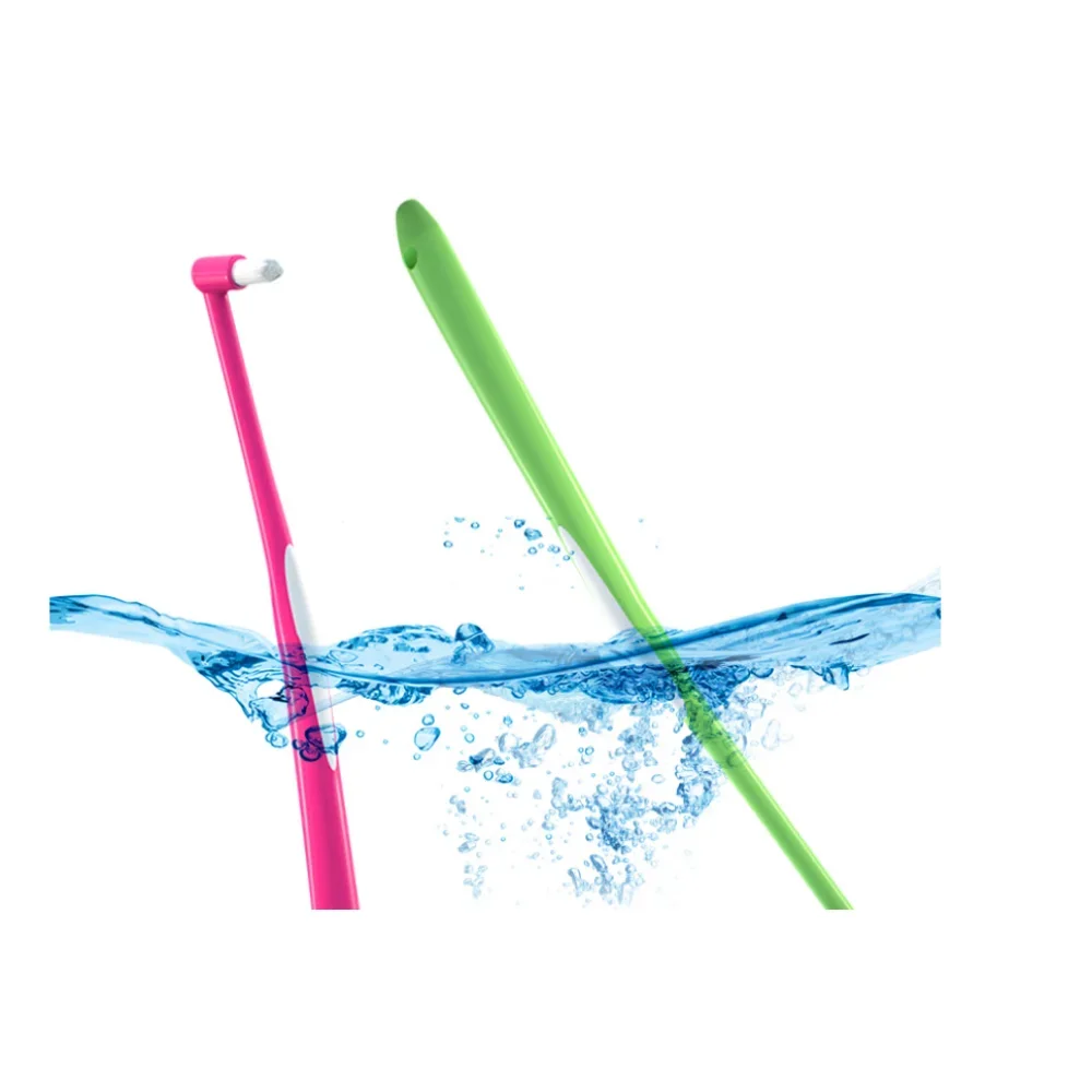 Soft Toothbrush Orthodontic Interdental Brush Single-Beam Soft Teeth Cleaning Toothbrush Oral Care Tool Small Head Soft Hair Implant Adult