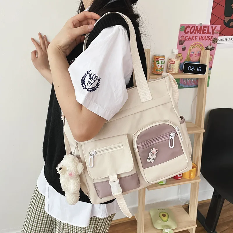 

Oxford Messenger Handbag Crossbody Bags Nylon Bag Canvas Girls Tote Bags Satchels Women For Waterproof Ladies Shoulder Handbags