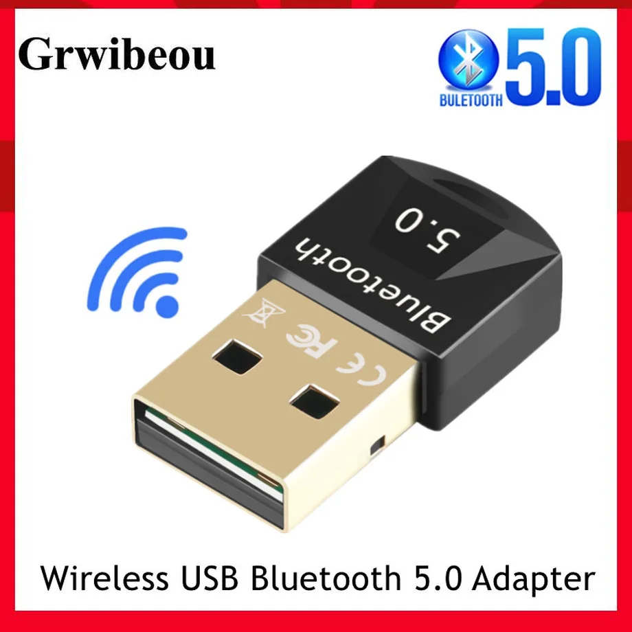 цена Беспроводной USB-адаптер, Bluetooth-адаптер, USB-приемник, передатчик, USB Bluetooth-адаптер 5,0 для гарнитуры, динамика, ПК, компьютера, ноутбука