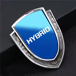 3D Metal Auto Accessories Car Stickers (Hybrid a blue silver)