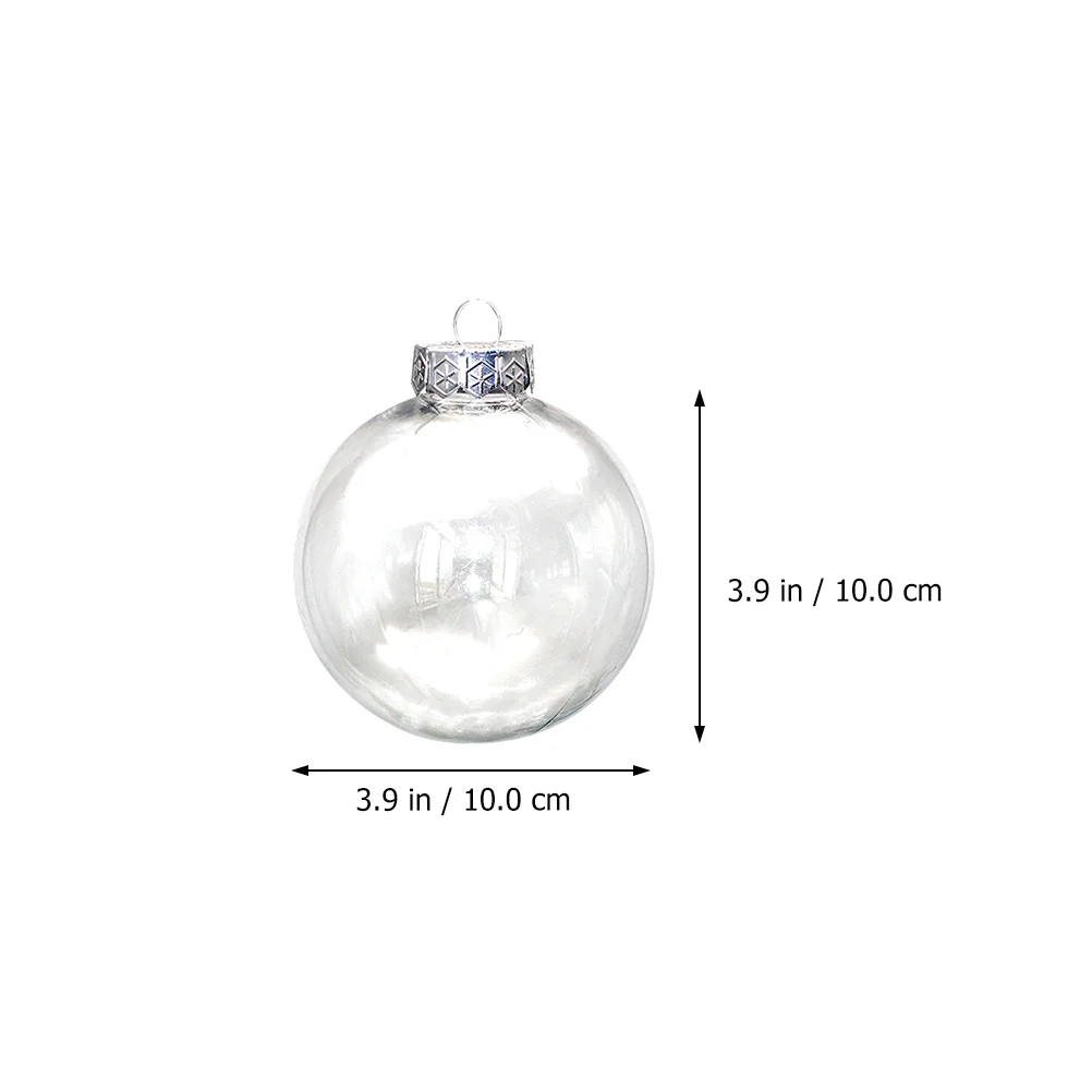 

Christmas Balls Clear Diy Christmas Ornaments Clear Plastic Fillable Christmas Balls Ornament Christmas Tree Party Wedding