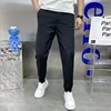 Men's High Stretch Multi-pocket Skinny Cargo Pants Multi-pocket Sweatpants Solid Color Casual Work Outdoor Joggers Trousers 5