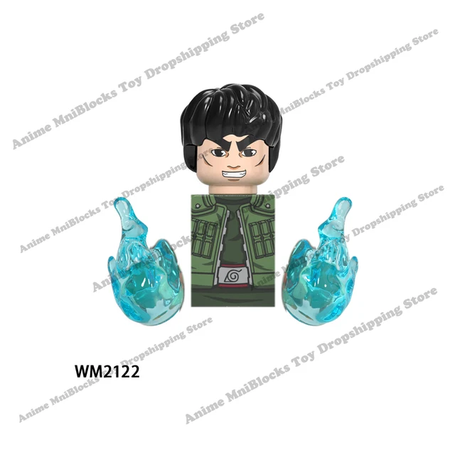 WM6105 WM6106 WM6107 WM6108 Naruto blocks Building Blocks Anime cartoon mini bricks action toy figures Naruto Bricks kids Gifts Magenta