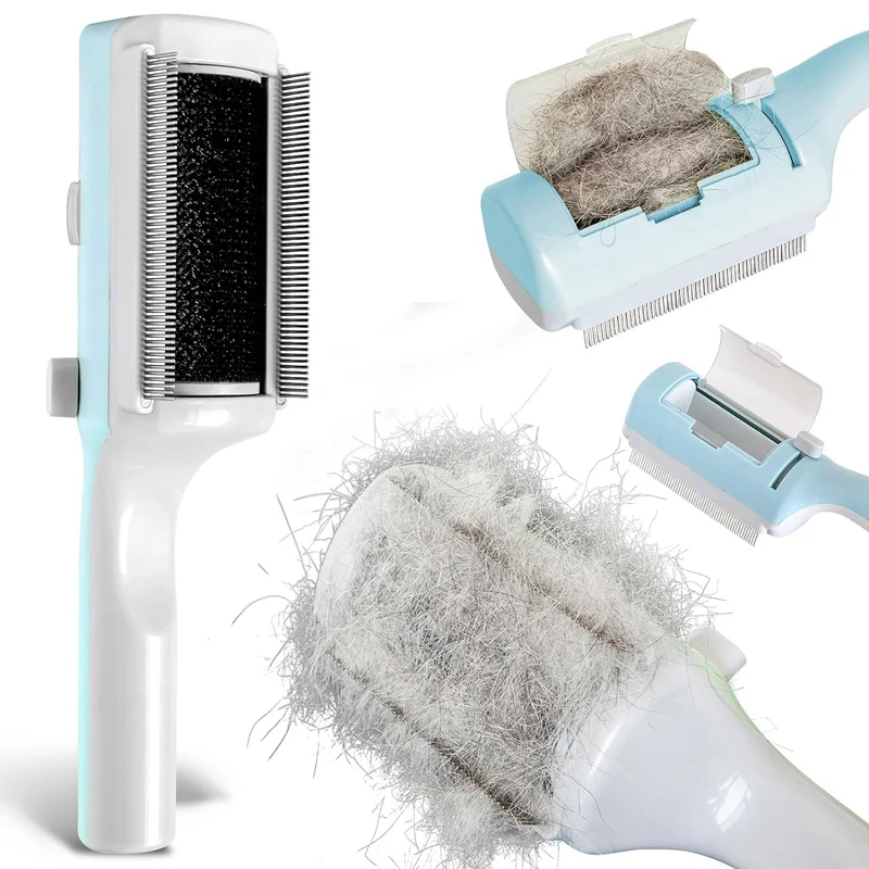 

Pet Dry Cleaning Brush For Short Or Long Haired Cats, Cat Hair Brush, Cat Sticky Brush For Shedding And Grooming 21Cm