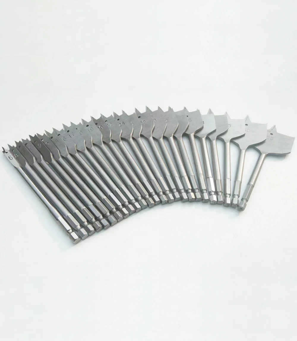 Wood Flat Drill Bits For Wood Spade Wood Drill Bit For Woodworking