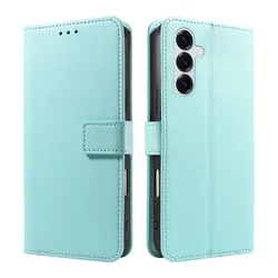Wallet - Style Flip Phone Case with Multiple Card Slots and Faux Leather Cover - Galaxy A42 5G (Light Green)