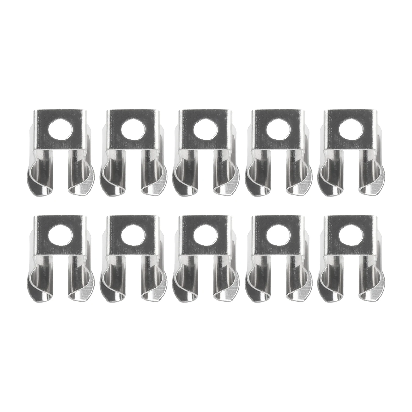 10pcs Spring Terry Clips Stainless Steel Narrow Base Tools 6mm-28mm Heavy Duty Tools Storage Hangers For Garages Sheds Hardwares