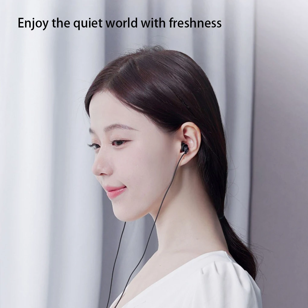 Anti-noise Sleeping Wired Headphone Headsets In-ear Noise Cancelling Earphone for Hotels Living Room Single 3 5mm Black 4