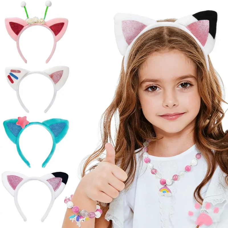 Cute Cartoon Headbands for Girls: Creative Cosplay & Fashion Accessories
