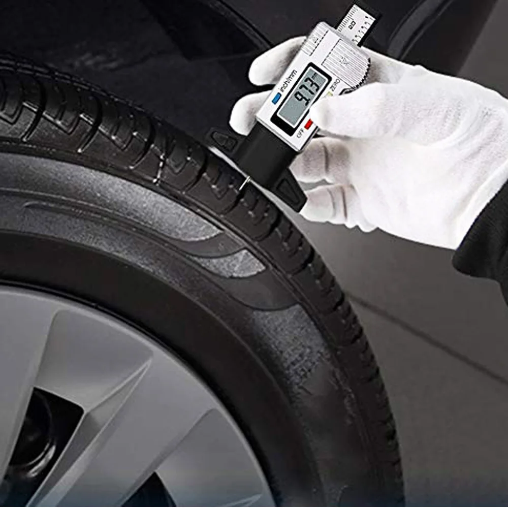 Description Picture 4 of itemDigital Car Tyre Tire Tread Depth Gauge Meter Auto Tire Wear Detection Measuring Tool Caliper Thickness Gauges Monitoring System