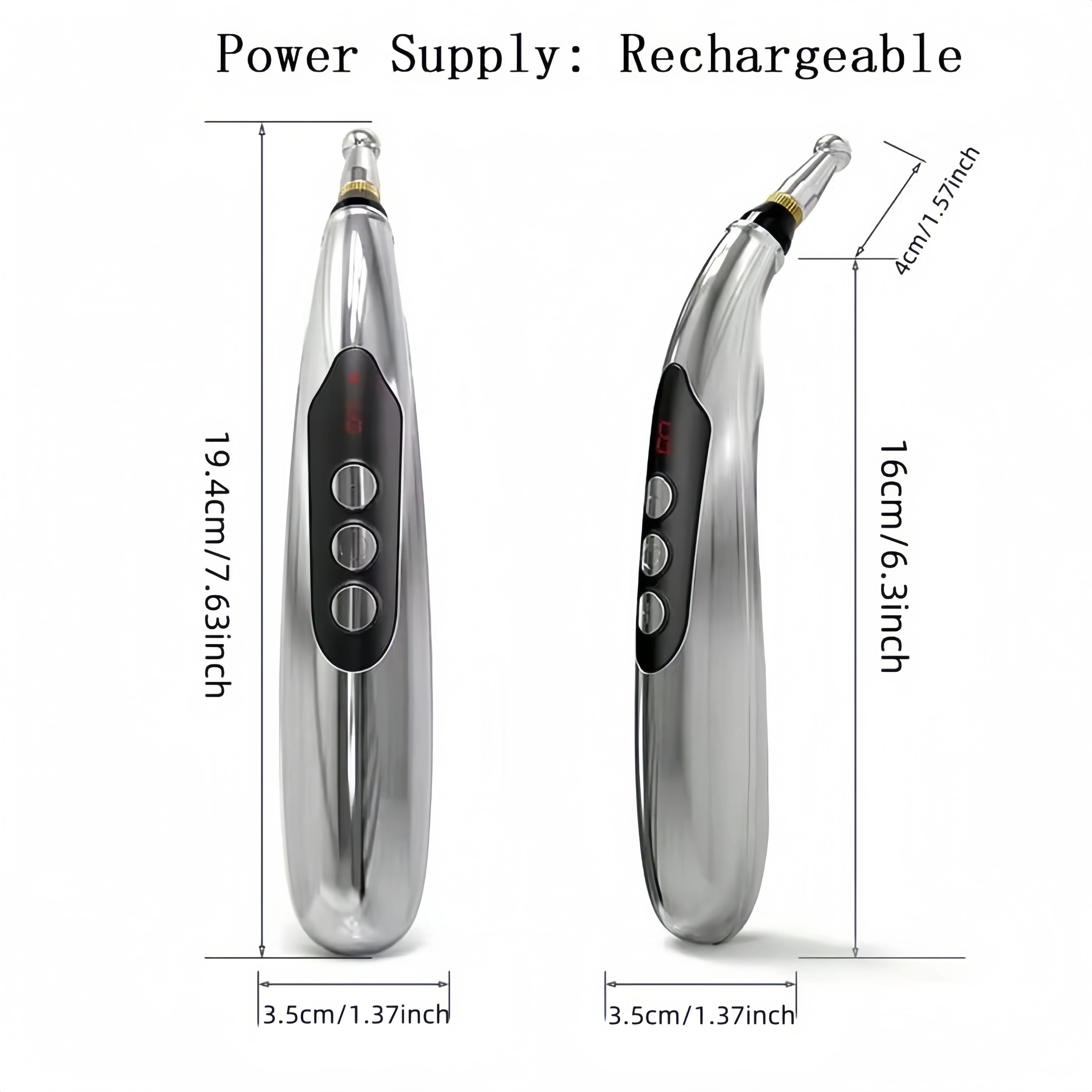 7 In 1 Meridian Massager USB Rechargeable, Body Massage and Relaxation, Holiday Gifts
