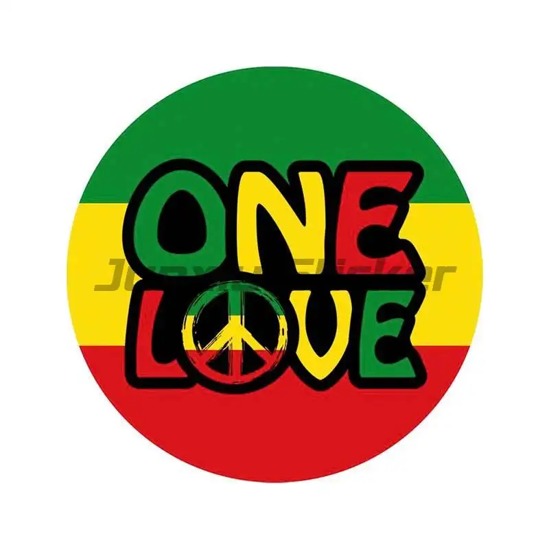 Outdoor Protection Gear One Love Rasta Bumper Sticker - Reggae